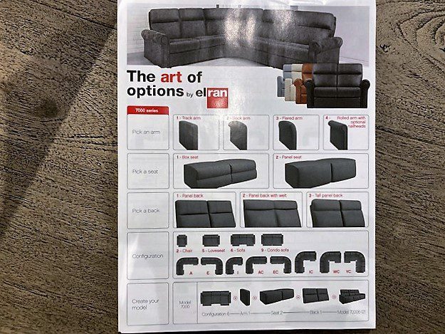 Elran 7000 Art of Options – Build Your Own Leather Reclining Sofa - Image 4