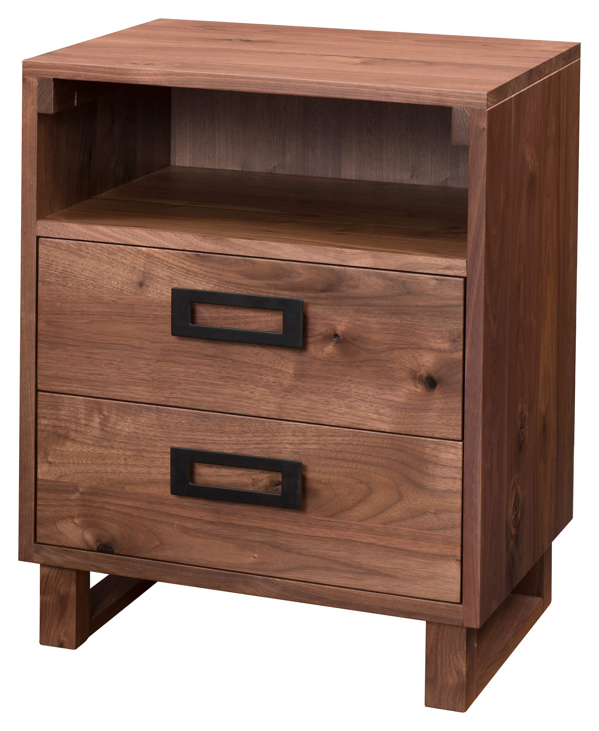Odessa Knotty Walnut Collection - Customizable Amish Bedroom - Image 6