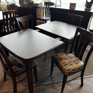 Amish Upholstered Dining Set