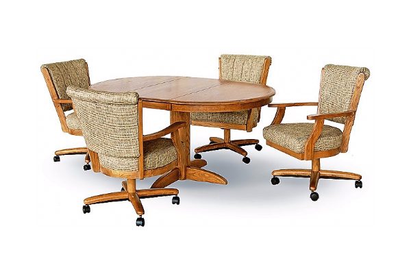 Chromcraft Dining 4 - Customizable Caster Chair Dining - Image 2