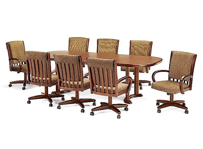 Chromcraft Dining 4 - Customizable Caster Chair Dining - Image 4